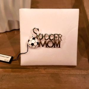 Soccer pin  / brooch